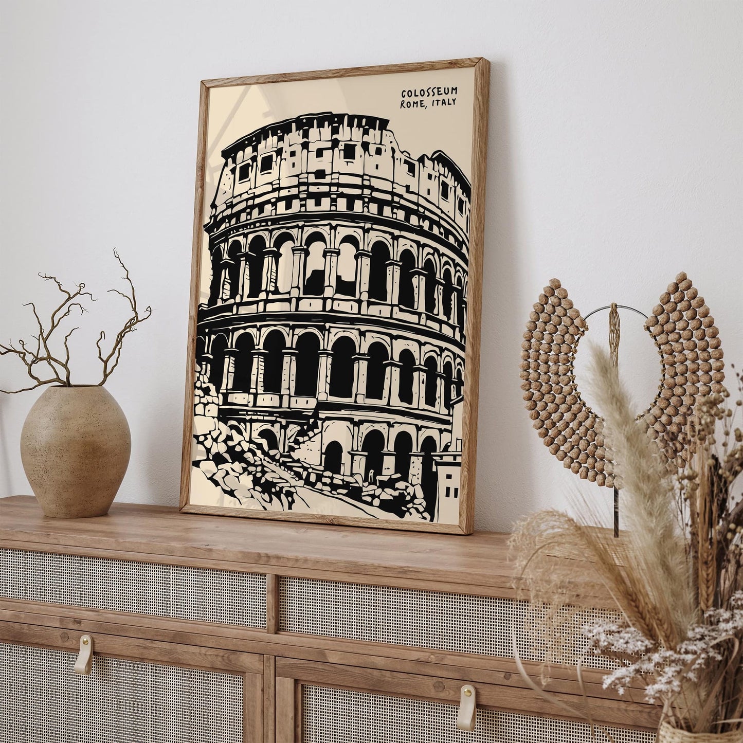 Colosseum Rome Italy Travel Art Print