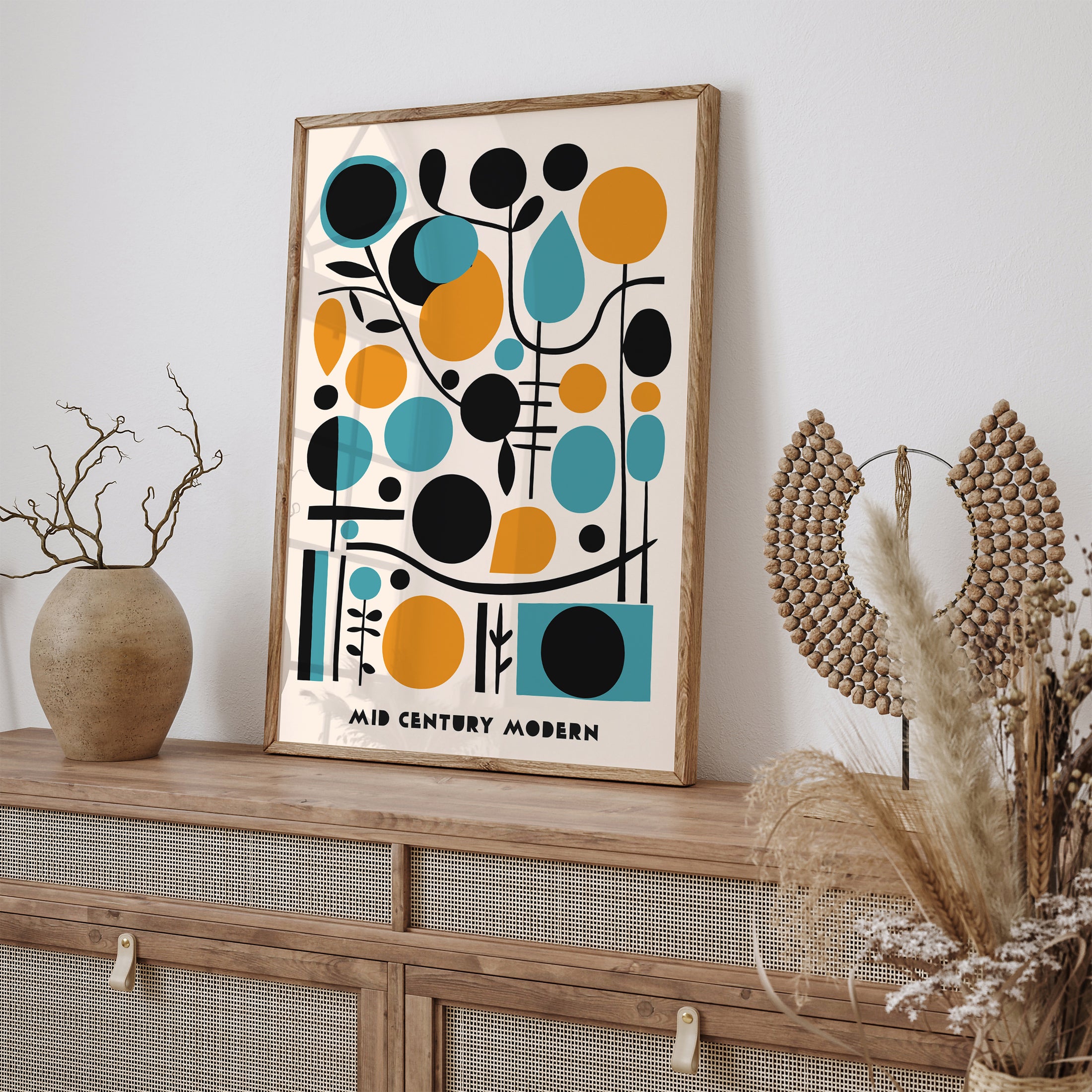 Mid Century Modern Living Room Wall Art – HypeSheriff Europe