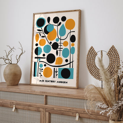 Mid Century Modern Living Room Wall Art