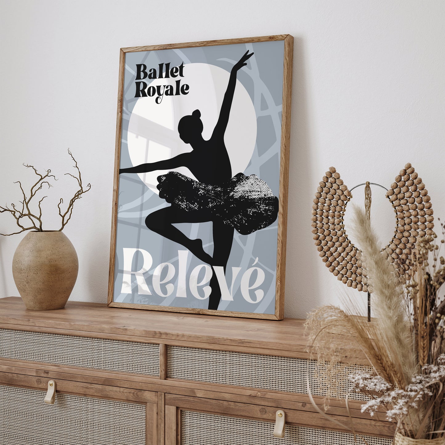 Releve Modern Ballet Art Print