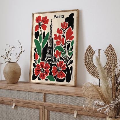 Paris Travel Poster – Spring Edition