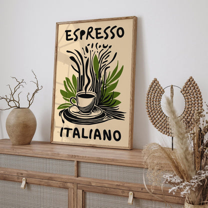 Espresso Italiano Kitchen Wall Art Print