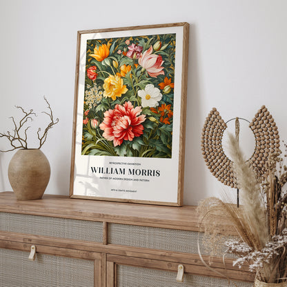 W. Morris Inspired Exhibition Floral Print