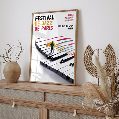 French Jazz Festival Poster