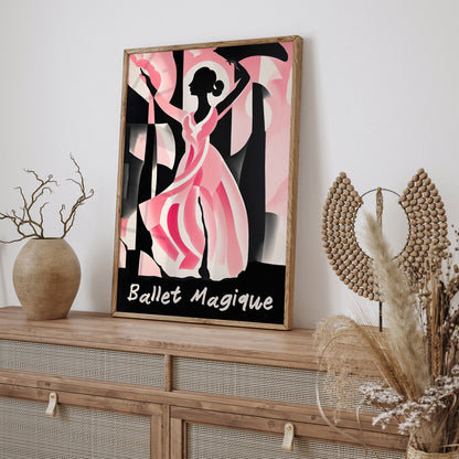 Ballet Magique Watercolor Ballet Wall Art