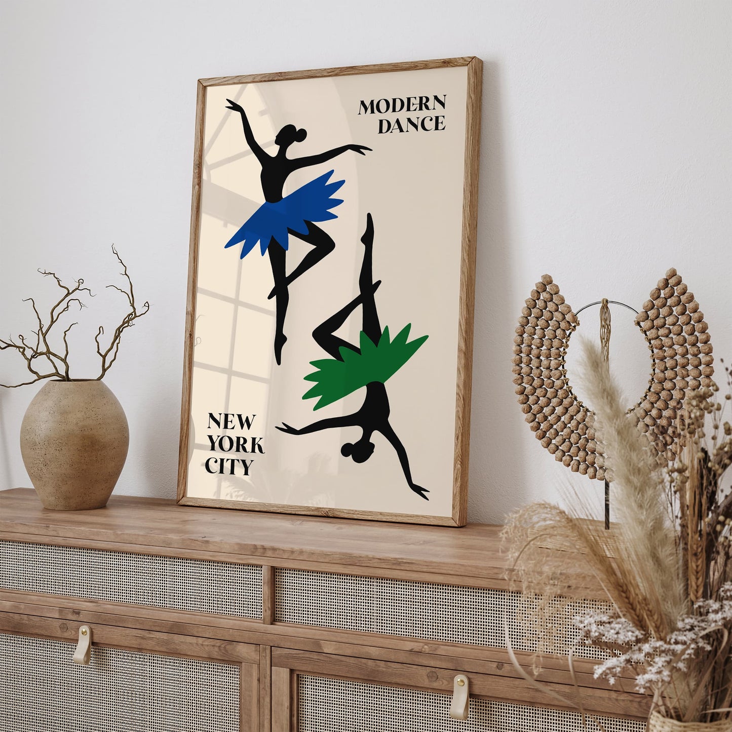 Modern Dance New York City Performance Poster