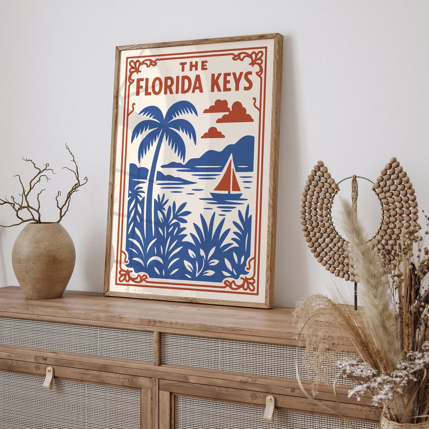 The Florida Keys - Tropical Landscape Wall Art Print