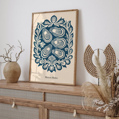 Maison Huître Oyster House Poster