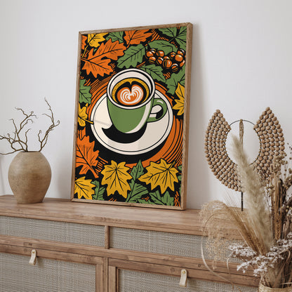 Autumn Kitchen Wall Art Decoration Print