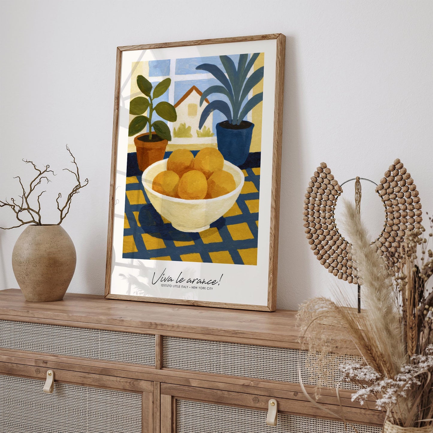 Viva le arance! Poster - Little Italy NYC Wall Art