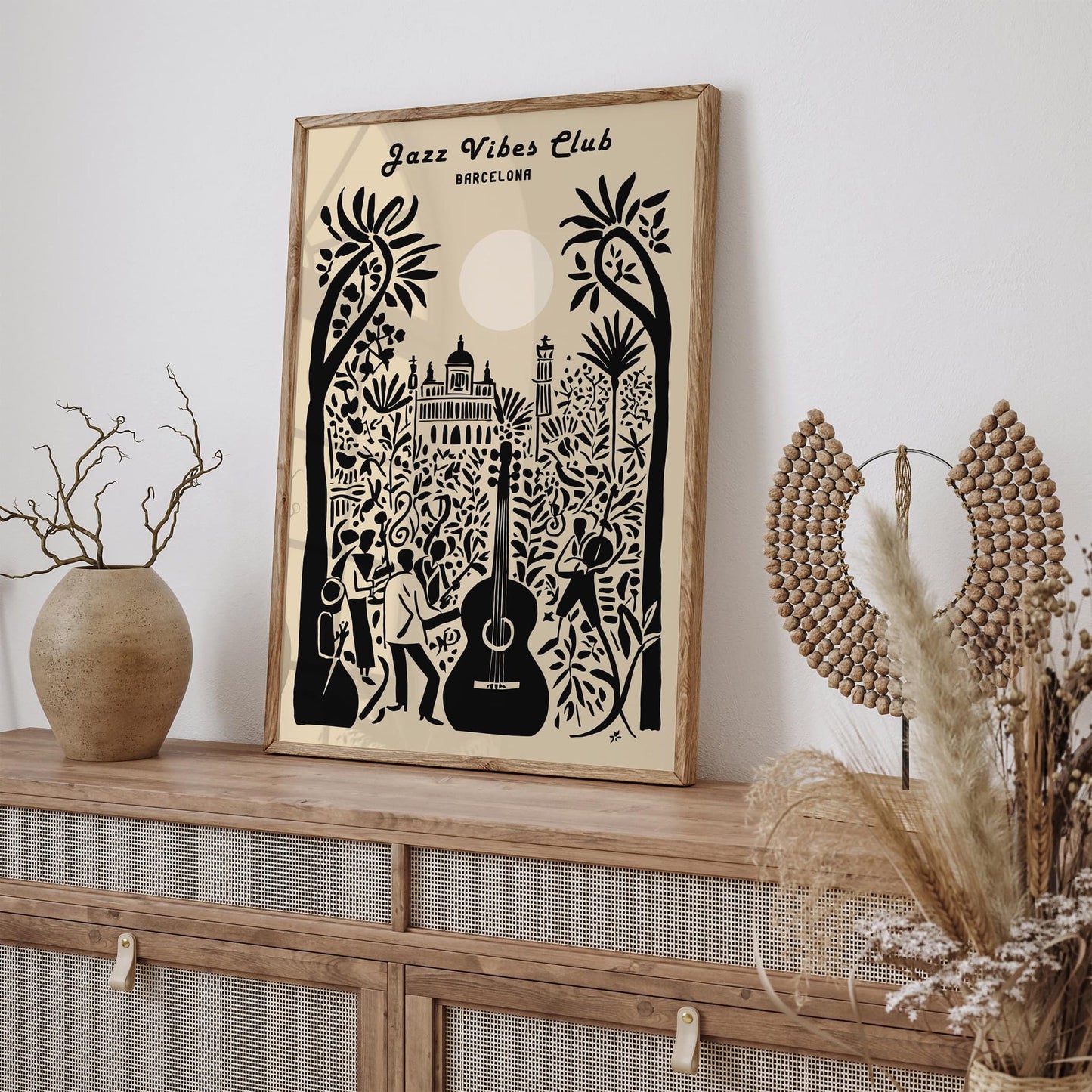 Barcelona Jazz Club Music Poster 2025