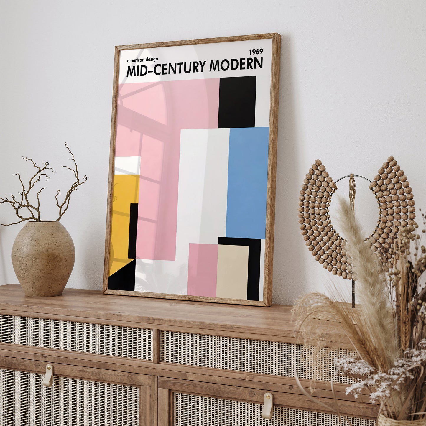 Mid Century Modern American Design Art Print