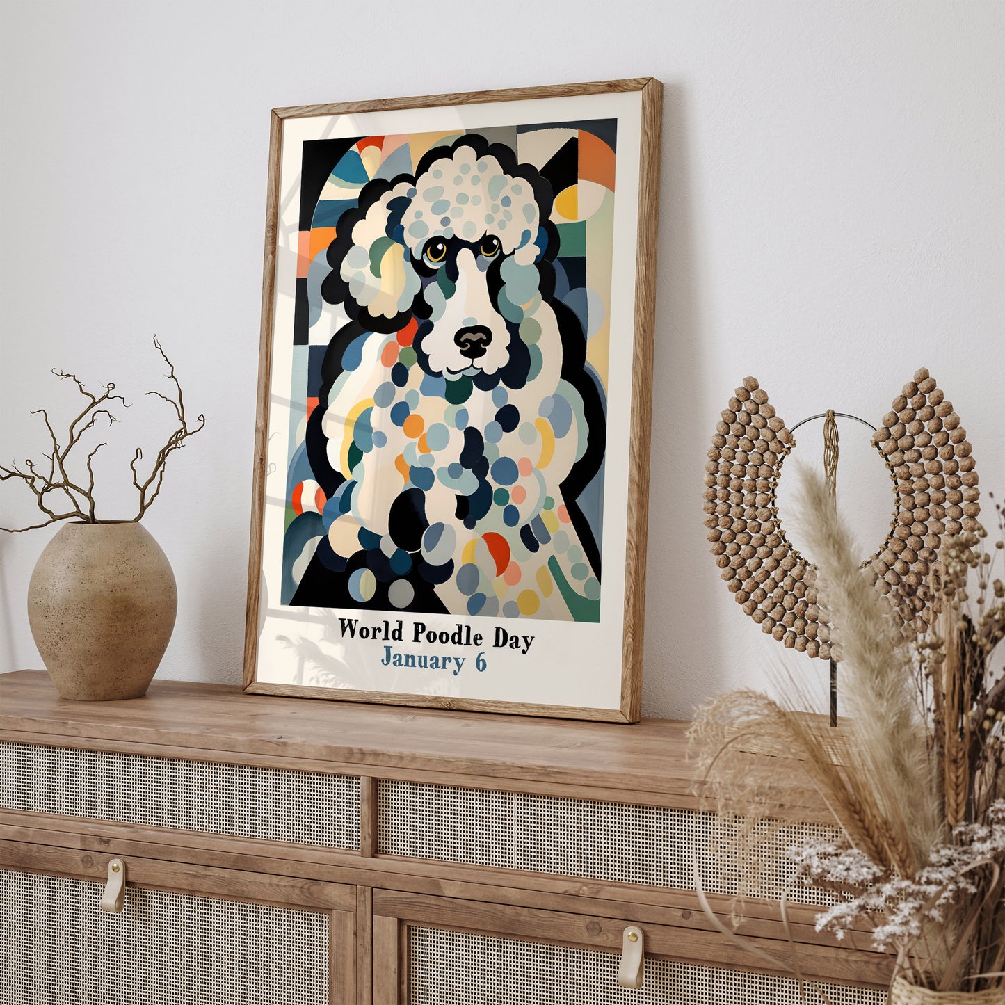 World Poodle Day - Watercolor Poster