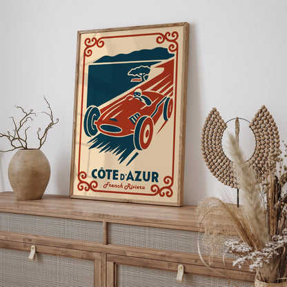 Cote d Azur French Riviera Poster