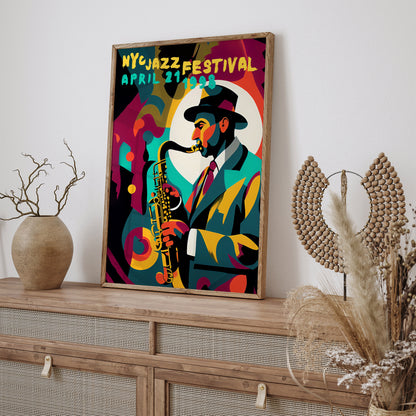 NYC Jazz Festival - 1998 Poster Reproduction