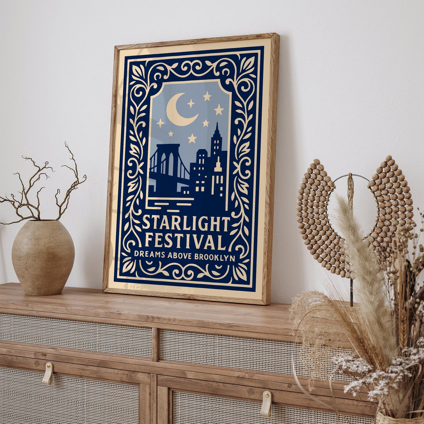 Starlight Festival Poster - Dreams Above Brooklyn Print