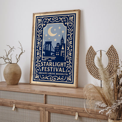 Starlight Festival Poster - Dreams Above Brooklyn Print