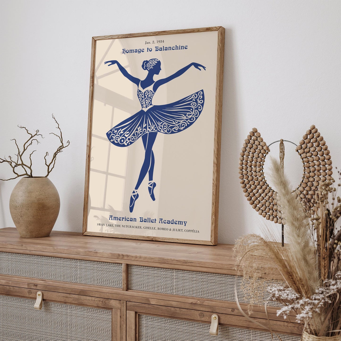 Homage to Balanchine American Ballet Poster