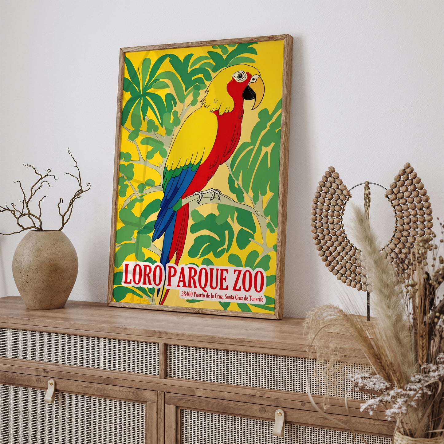 Loro Parque Zoo Parrot Poster