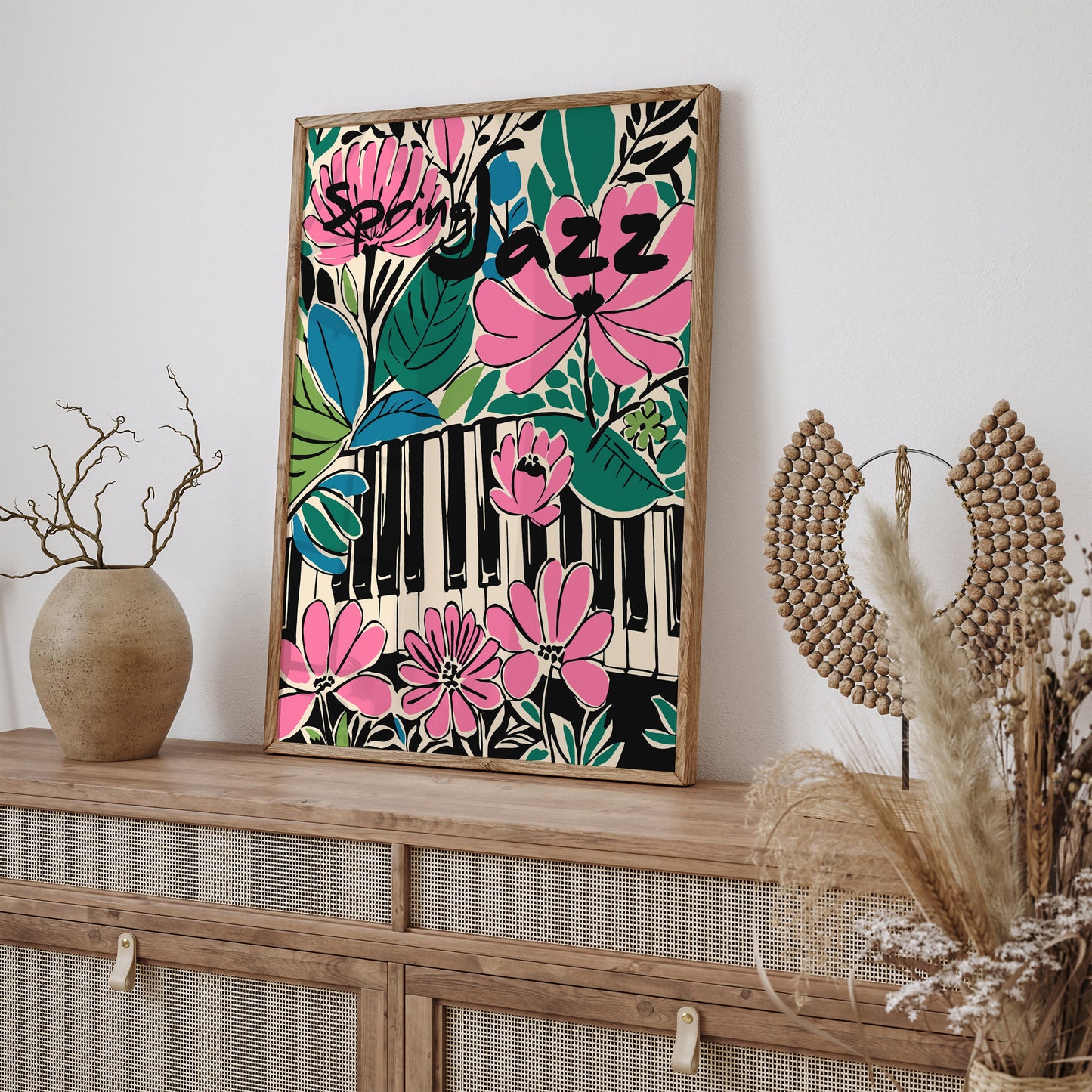 Spring Jazz Eclectic Music Poster