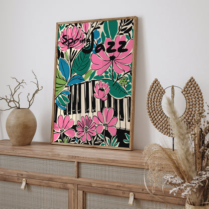 Spring Jazz Eclectic Music Poster
