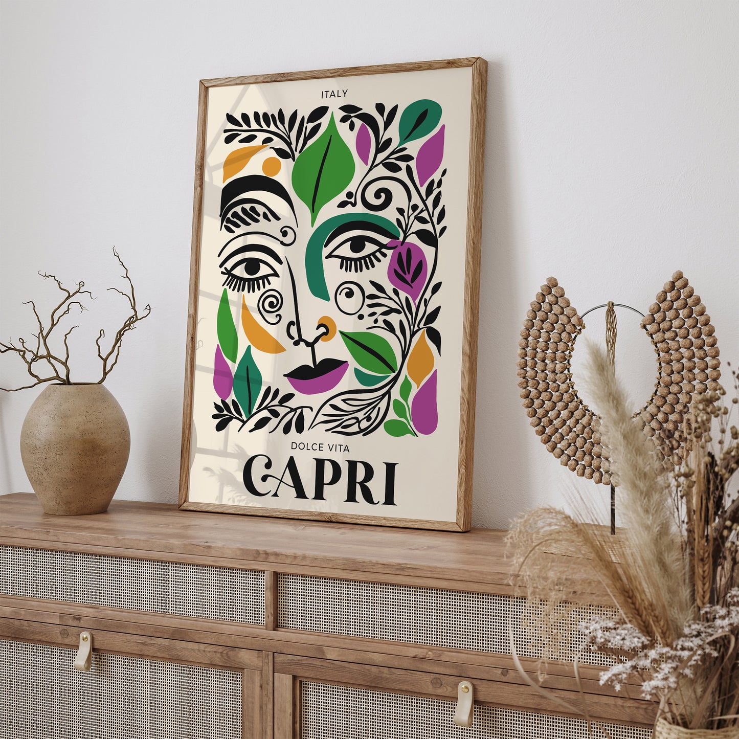 Capri Italy Dolce Vita Art Print 2024