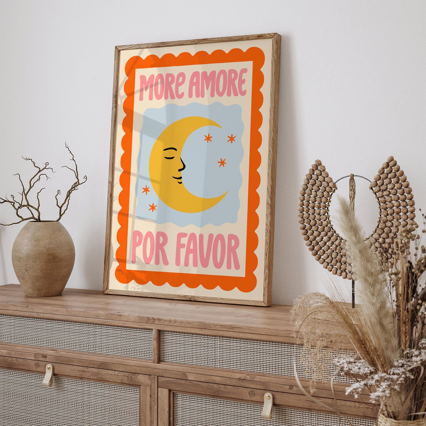 More Amore Por Favor Moon Poster