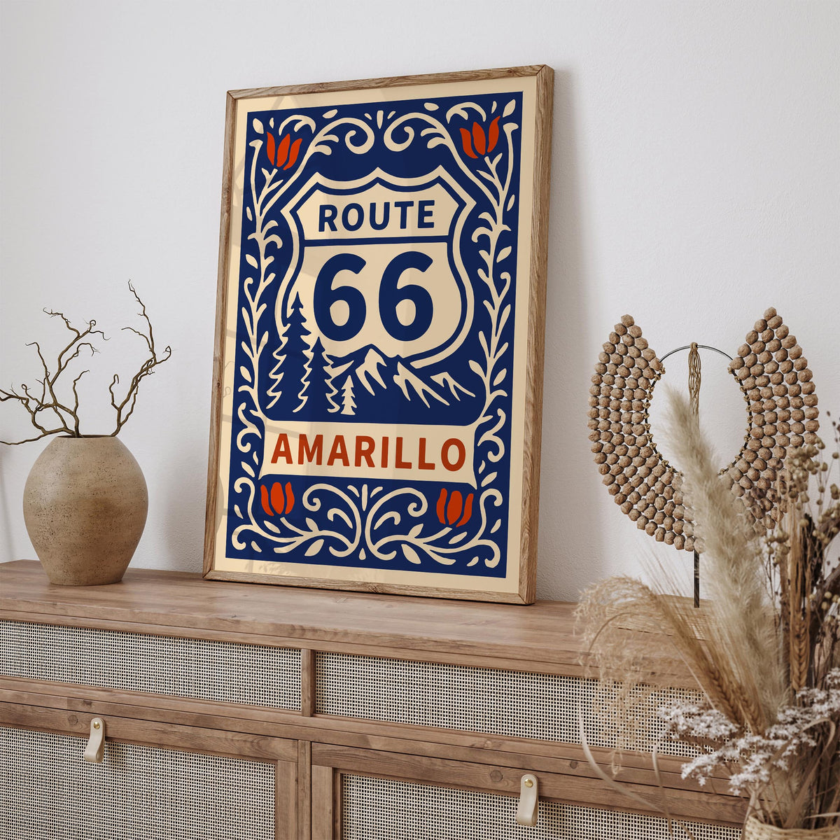 Amarillo Route 66 Travel Poster