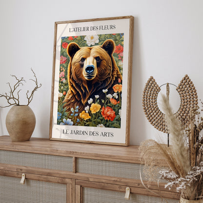 Victorian Wild Bear Art Print