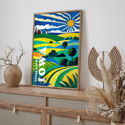 Explore Iowa: Scenic Poster Collection