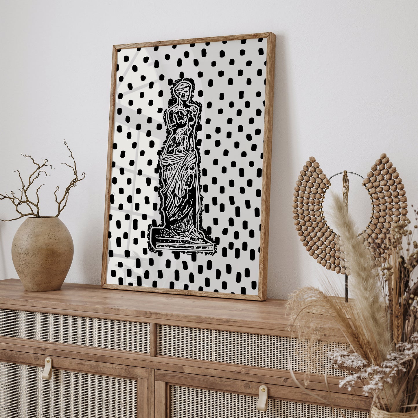 Venus de Milo Abstract Poster