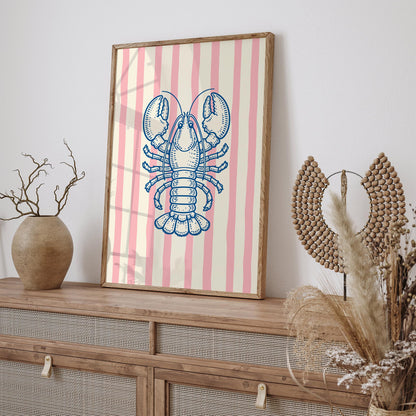 Lobster Kitchen Art Poster