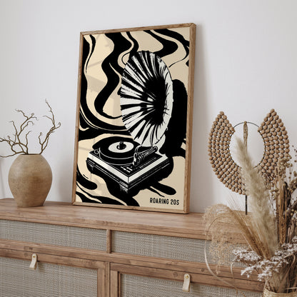 Roaring 20s Jazz Music Poster