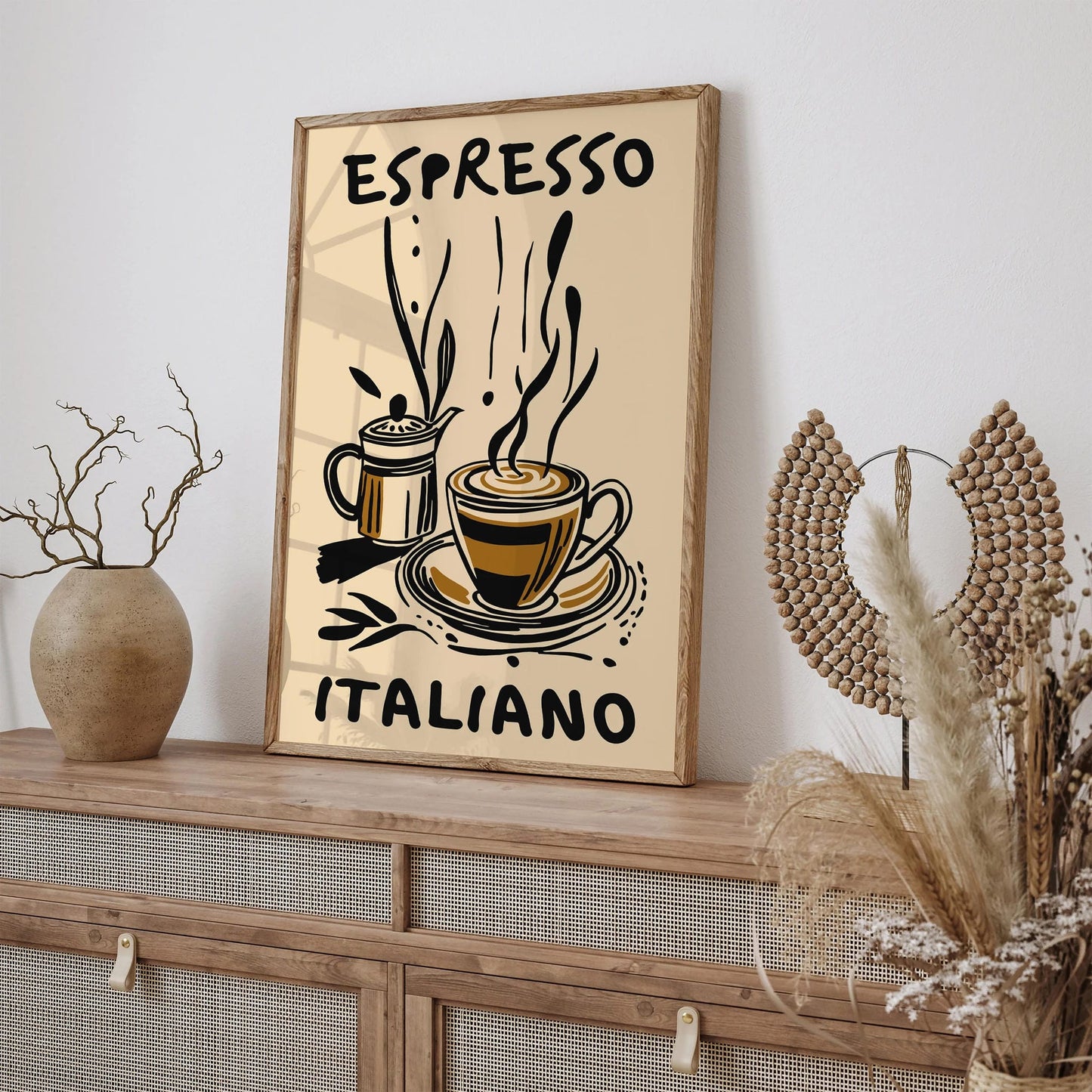 Espresso Italiano Drink Kitchen Poster