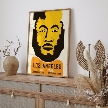 Los Angeles Jazz Festival Poster Print