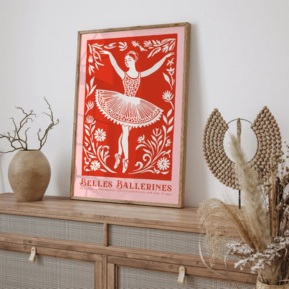 Ballet Dancer Wall Art Print