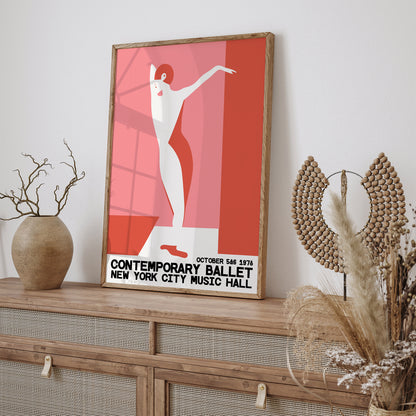 NYC Contemporary Ballet Poster