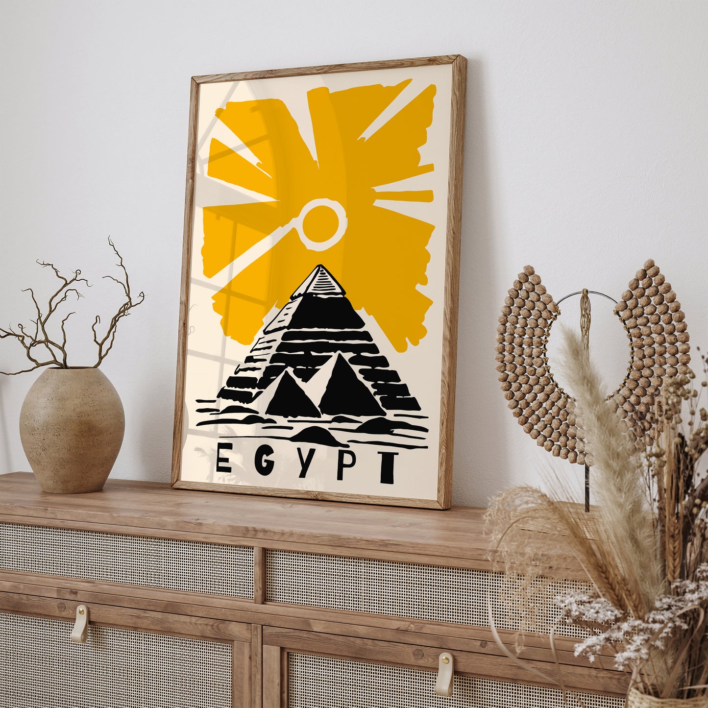 Egypt Travel Poster - Vintage Wall Art Print