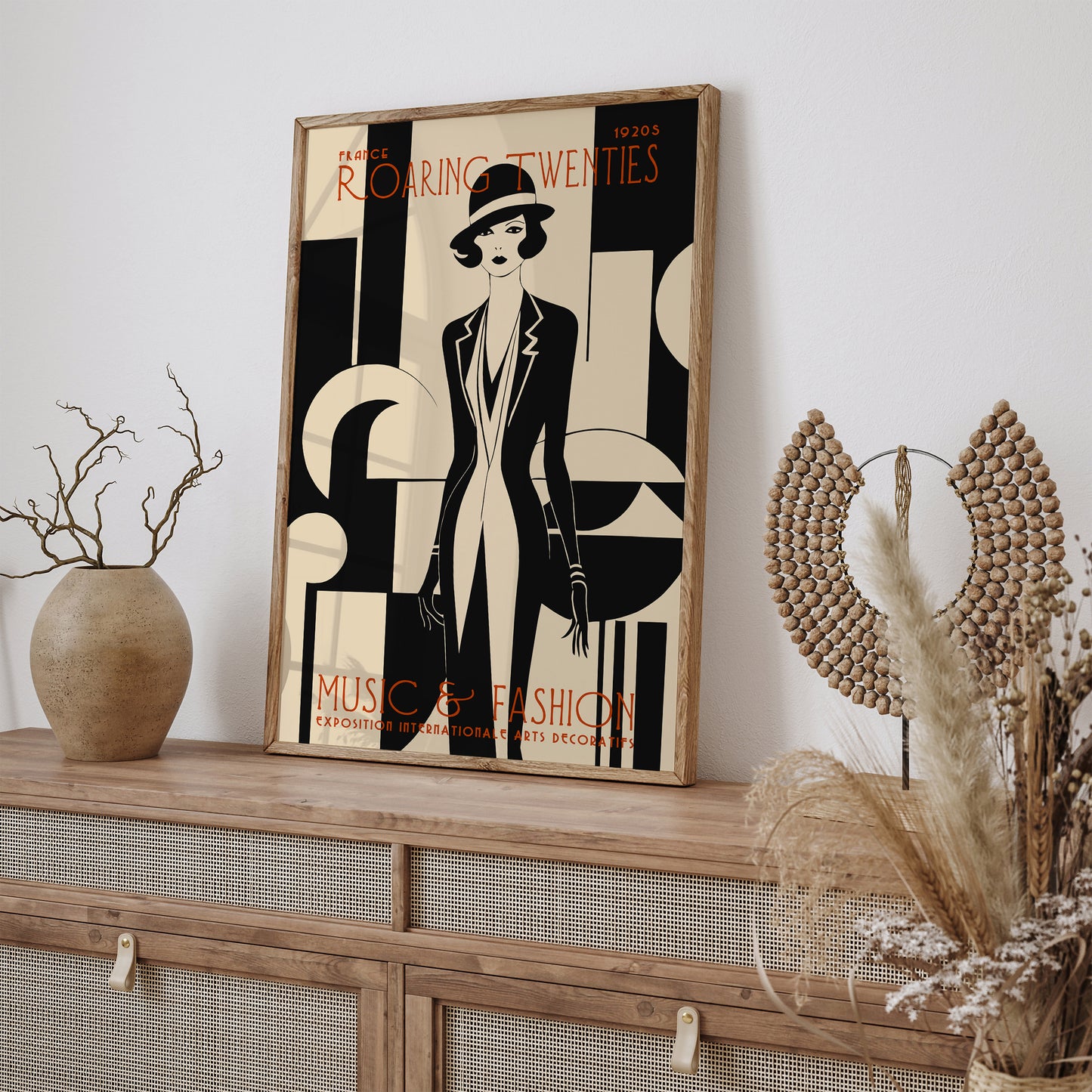 Art Deco 1920s Exhibition Poster – Vintage Retro Wall Art