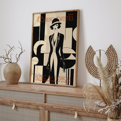 Art Deco 1920s Exhibition Poster – Vintage Retro Wall Art