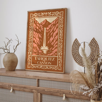 Tahquitz Canyon Palm Springs Poster