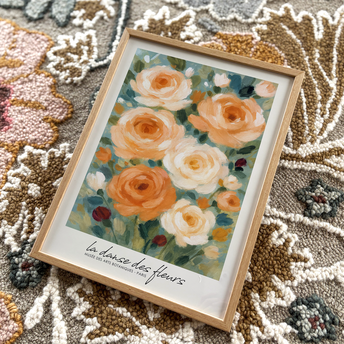 La Danse Des Fleurs Poster - French Botanical Wall Art