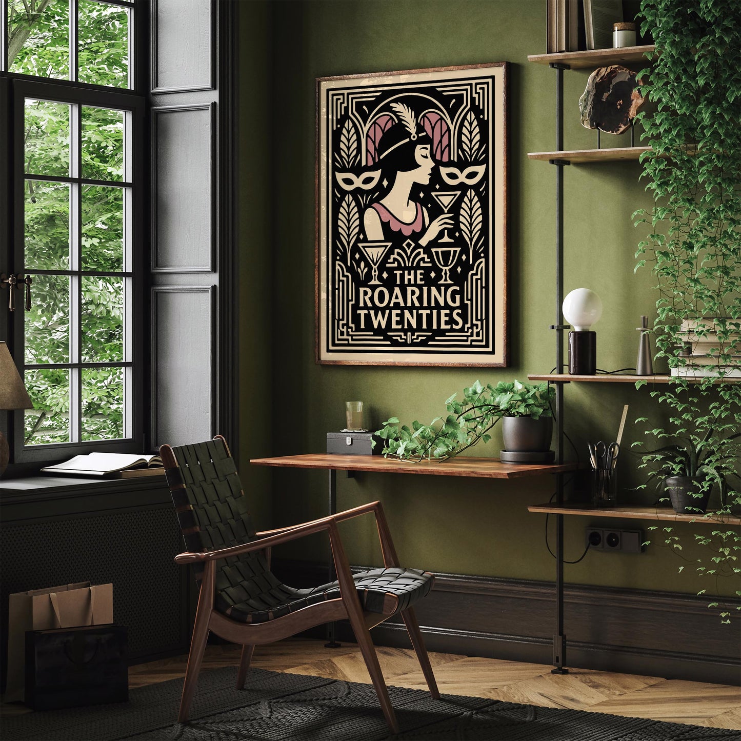 The Roaring Twenties Poster - Art Deco Music Art Print