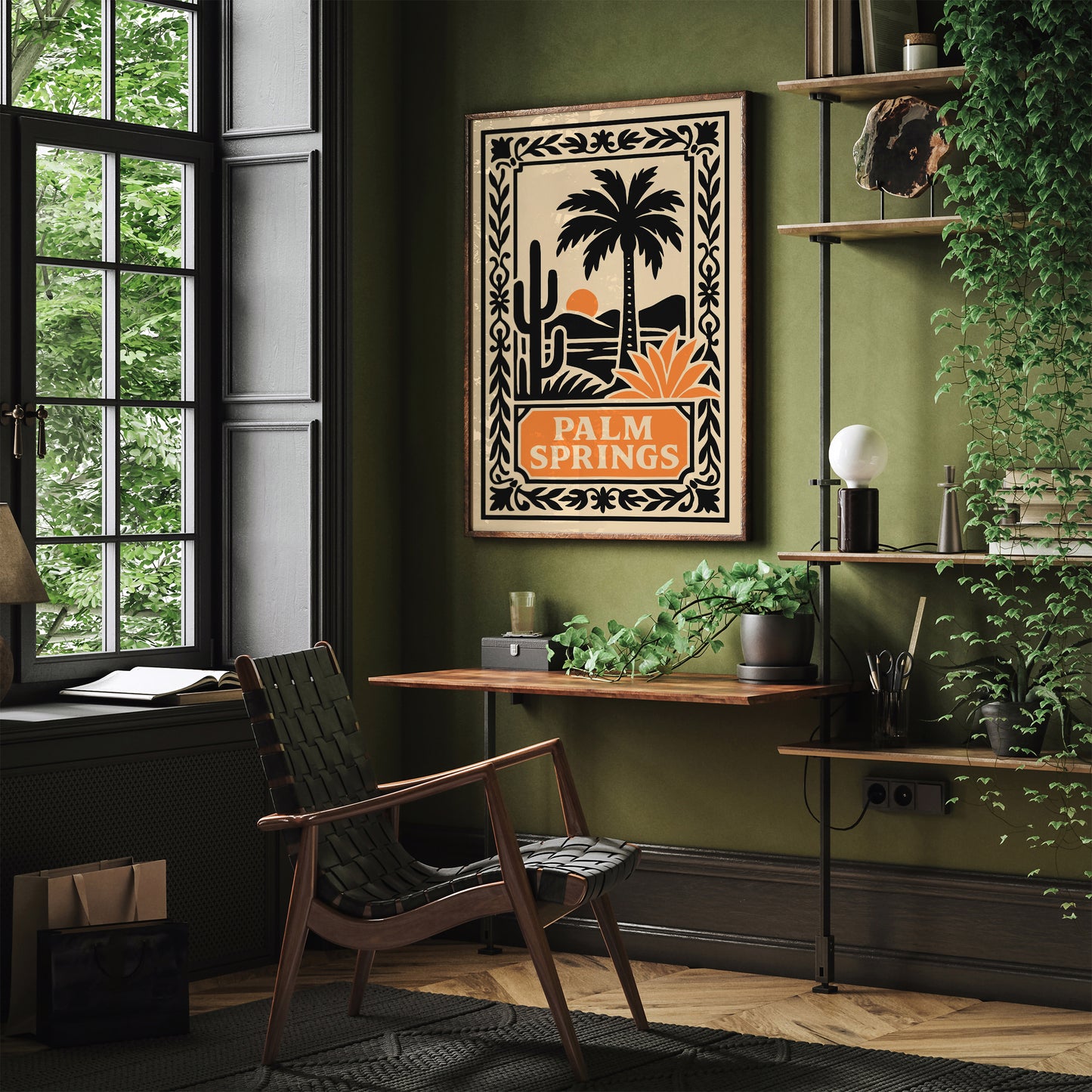 Palm Springs Travel Art Print - Landscape Wall Art Poster