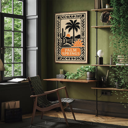 Palm Springs Travel Art Print - Landscape Wall Art Poster