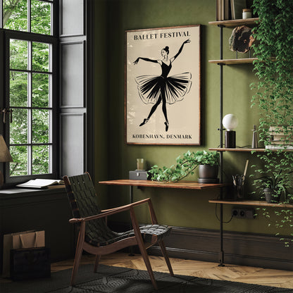 Ballet Festival Copenhagen Denmark Poster