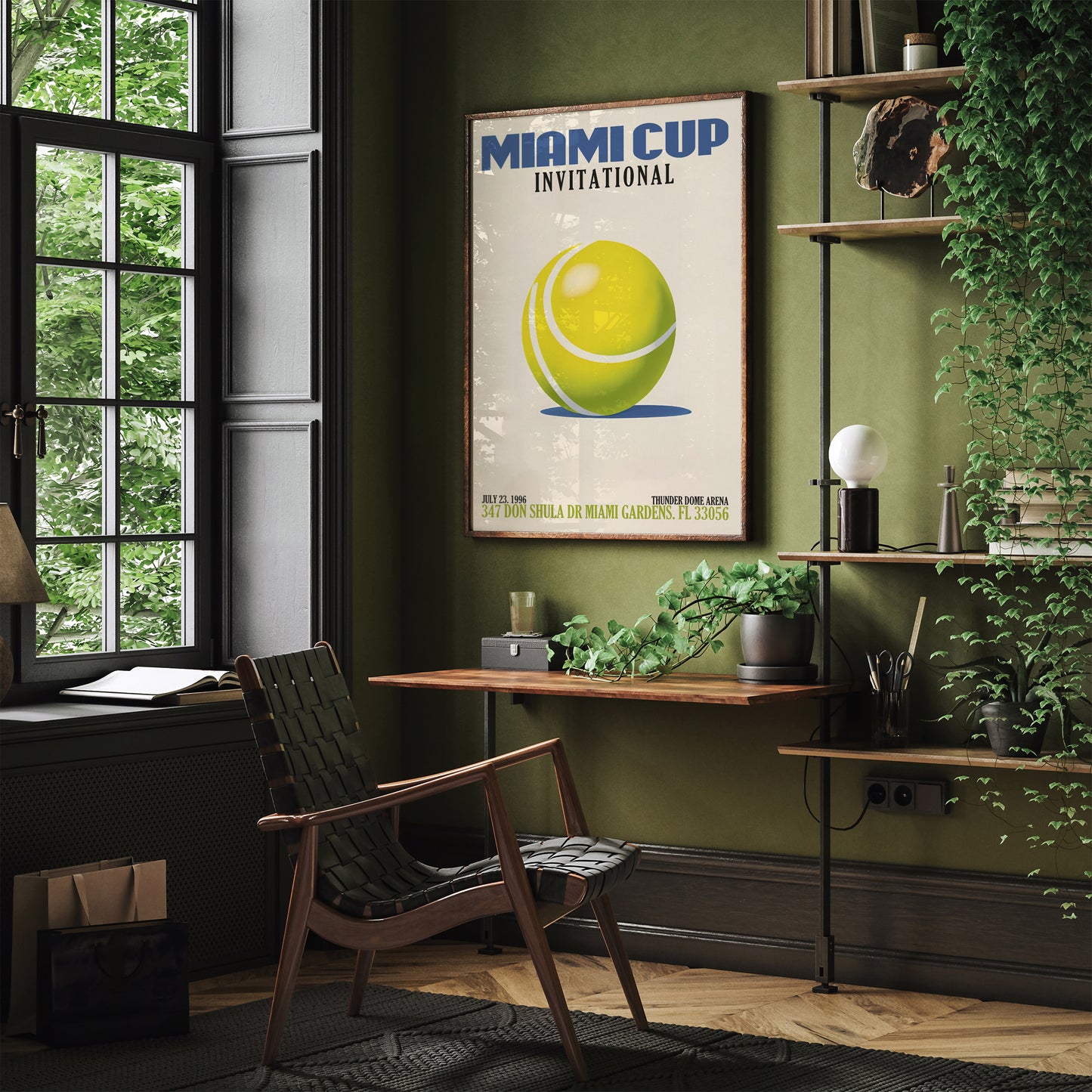 Miami Cup International Tennis Poster