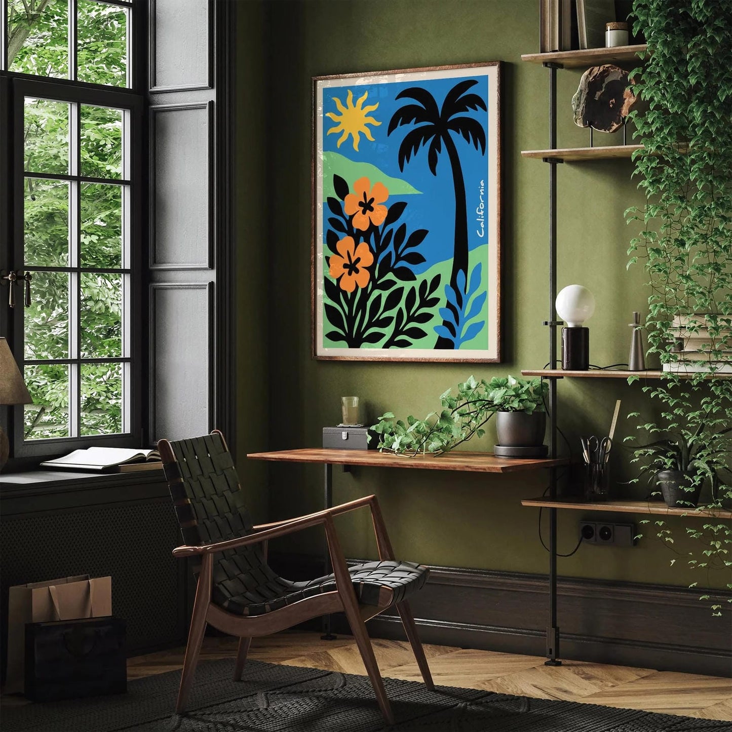 California Tropical Nature Poster