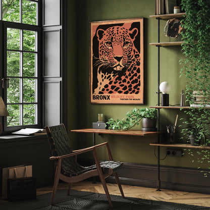 Bronx Wildlife Park Vintage Poster