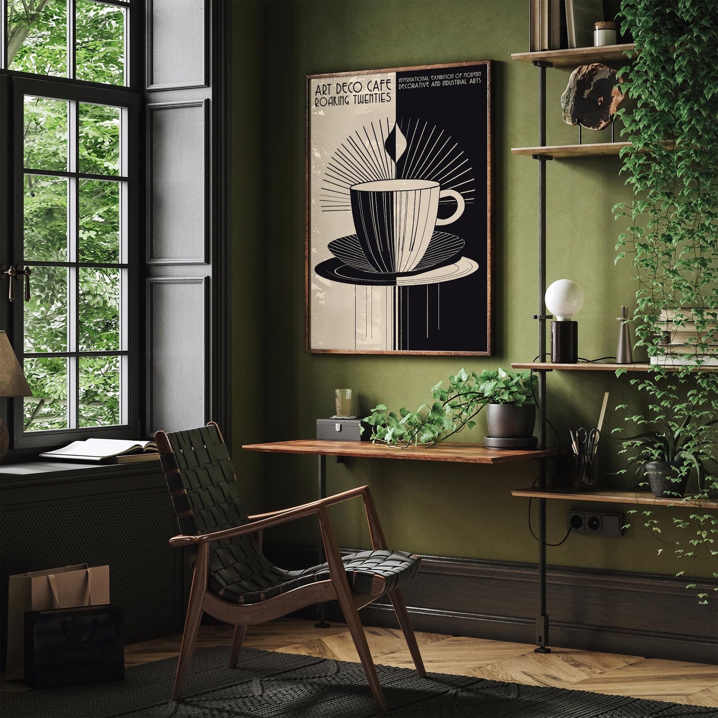 Art Deco Cafe Poster